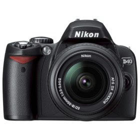 Nikon デジタル一眼レフカメラ D40 レンズキット ブラック D40BLK